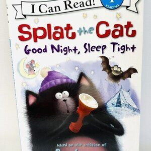 SPLAT THE CAT GOOD NIGHT, SLEEP TIGHT Book I Can Read! Level 1  by Rob Scotton